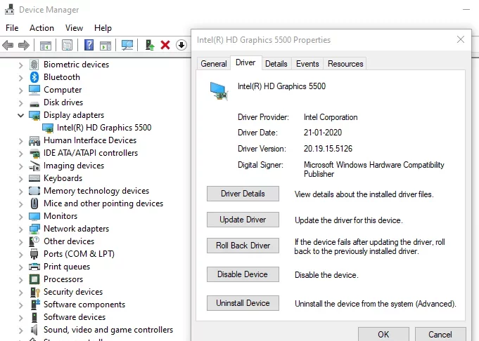 GPU-Device-Manager-Properties