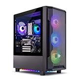 Skytech Gaming Shadow Gaming PC Desktop – AMD Ryzen 5 5600X 3.7 GHz, NVIDIA RTX 4060, 1TB NVME...