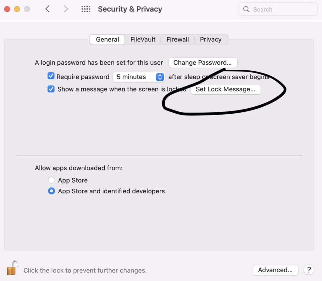 enable-lock-message-display