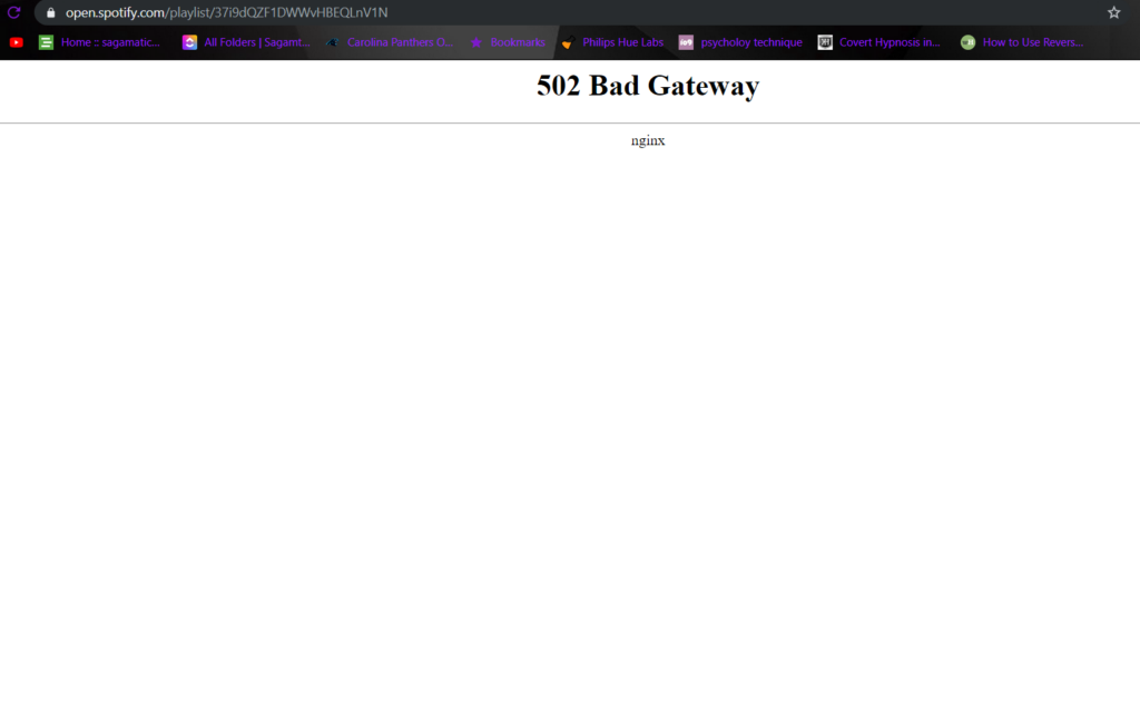 spotify-502-bad-gateway-error